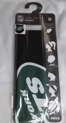 NFL FOCO New York Jets Neck Gaiter, One Size, Big Logo Brand New Sealed - Image 1 of 3