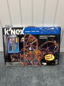Vintage K'nex 50090/71331 Serpent&rsquo;s Spiral Coaster Motorized Set Knex NIB
