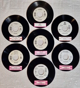 MADONNA Jukebox 45 Lot Original MAVERICK • WARNER BROTHERS w/Title Strips EX - Picture 1 of 1
