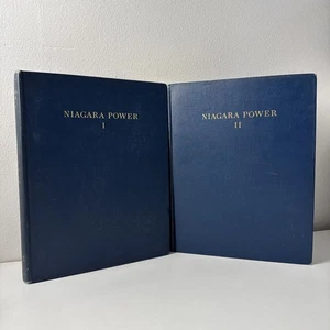 Niagara Power 2 Book Set History of the Falls Power Company 1886-1918 HC Illus. - Foto 1 di 24