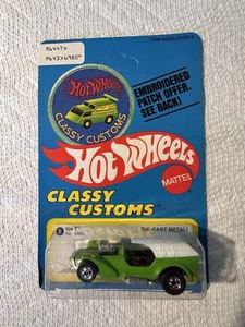 1977 Hot Wheels Classy Customs 8 Ice T 6980 Sealed Unpunched Card MOC Hong Kong - Bild 1 von 9