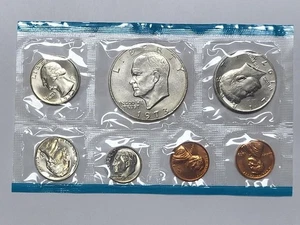 1973 Philadelphia Set of Mint Coins Ike Dollar Included Not touched in 50 years - Picture 1 of 4