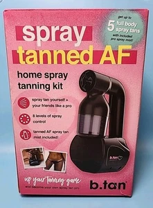 b.tan Spray Tanned AF Home Kit – Machine, Mitt & 8oz Tan Mist – New - Picture 1 of 6