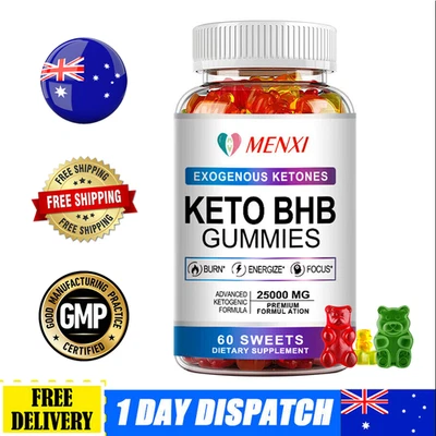 Keto ACV Gummies Ketone Advanced Weight Loss Gummy Fat Burner Dietary Supplement - Image 1 of 4
