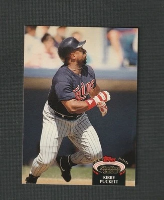 1992 Topps Stadium Club Kirby Puckett #500 Minnesota Twins - Image 1 of 2