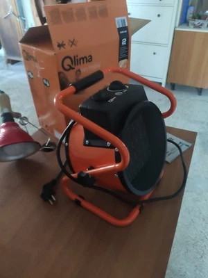 TERMOVENTILATORE ELETTRICO 3000W/1500W QLIMA EFH6030 STUFA METALLO - Immagine 1 di 3