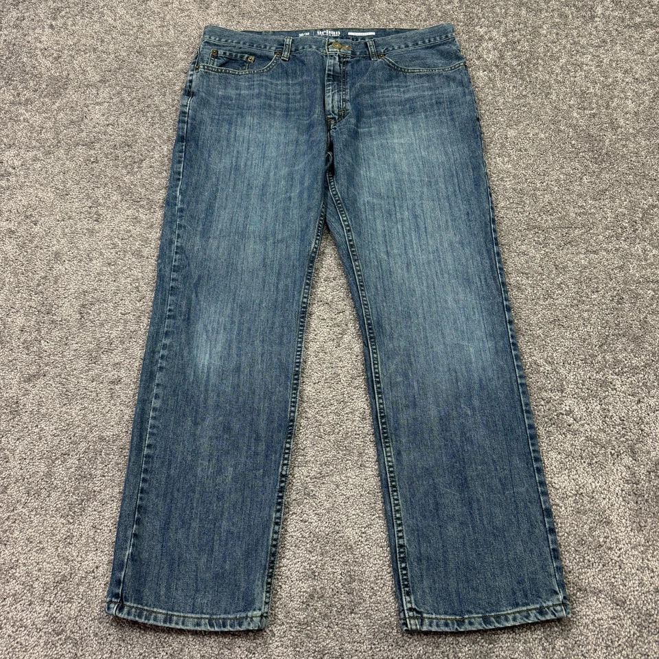 Pantalones de mezclilla Urban Pipeline para hombre 38x32 azul calce regular pierna recta lavado medio Foto 1 de 4