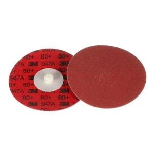 Cubitron II Roloc Durable Edge Disc 947A, 80+, X-weight, TR, Maroon, 3" - Picture 1 of 1