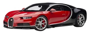 AUTOart 1 12 Bugatti Chiron 2017 Red Black 12113 - Picture 1 of 9