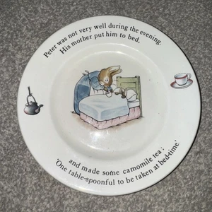 Wedwood PETER RABBIT Plate - Picture 1 of 5