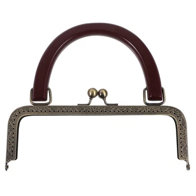  Taschengriff Taschenhenkel Kupplungsbeutelverschluss Handtaschengriff - Bild 1 von 4