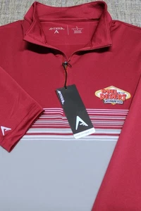JERSEY DE GOLF ANTIGUA POLI SPANDEX 1/4 CREMALLERA--L--DUELO EN EL DESIERTO--¡NUEVO!! ¡ETIQUETAS!! - Imagen 1 de 1