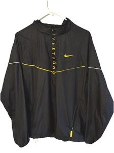 Vintage Nike Livestrong Herren XL Spell Out Lance Armstrong Pullover Windbreaker - Bild 1 von 7