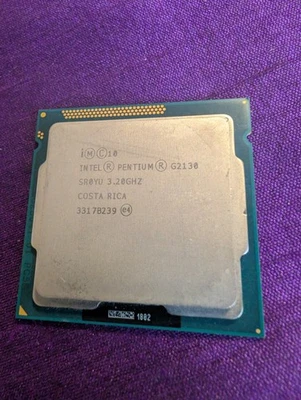 Intel Pentium G2130 3.2GHz Socket LGA1155 Ivy Bridge CPU SR0YU, read details  - Image 1 of 3