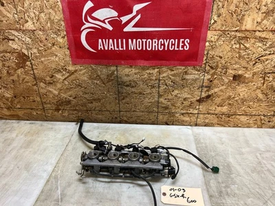 01 02 03 2002 铃木 GSX-R600 GSXR600 GSXR 600 THROTTTLE 身体 INTAKE — 第 1/4 张图片