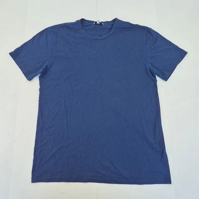 Camiseta REISS grande azul para hombre mezcla de algodón informal manga corta... - Imagen 1 de 4