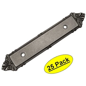 *25 Pack* Cosmas Cabinet Hardware Weathered Nickel Handle Pull Backplate #9466WN - Picture 1 of 1