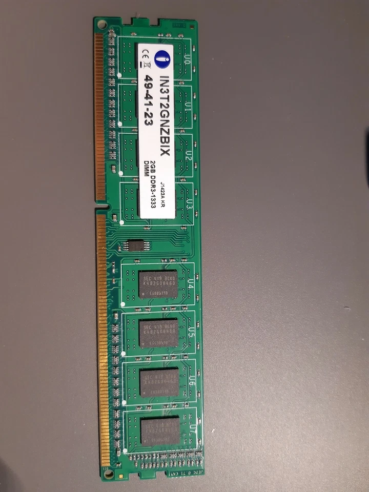 MODULO MEMORIA RAM DDR3 2 GB  2GB PC3 1333 DESKTOP Integral IN3T2GNZBIX 49 41 23 - Image 1 of 1