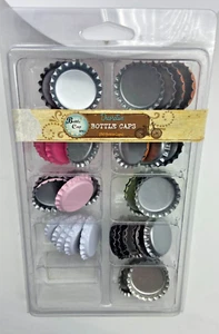 Decorative Bottle Caps - Multi Colored - Various colors - Picture 1 of 2