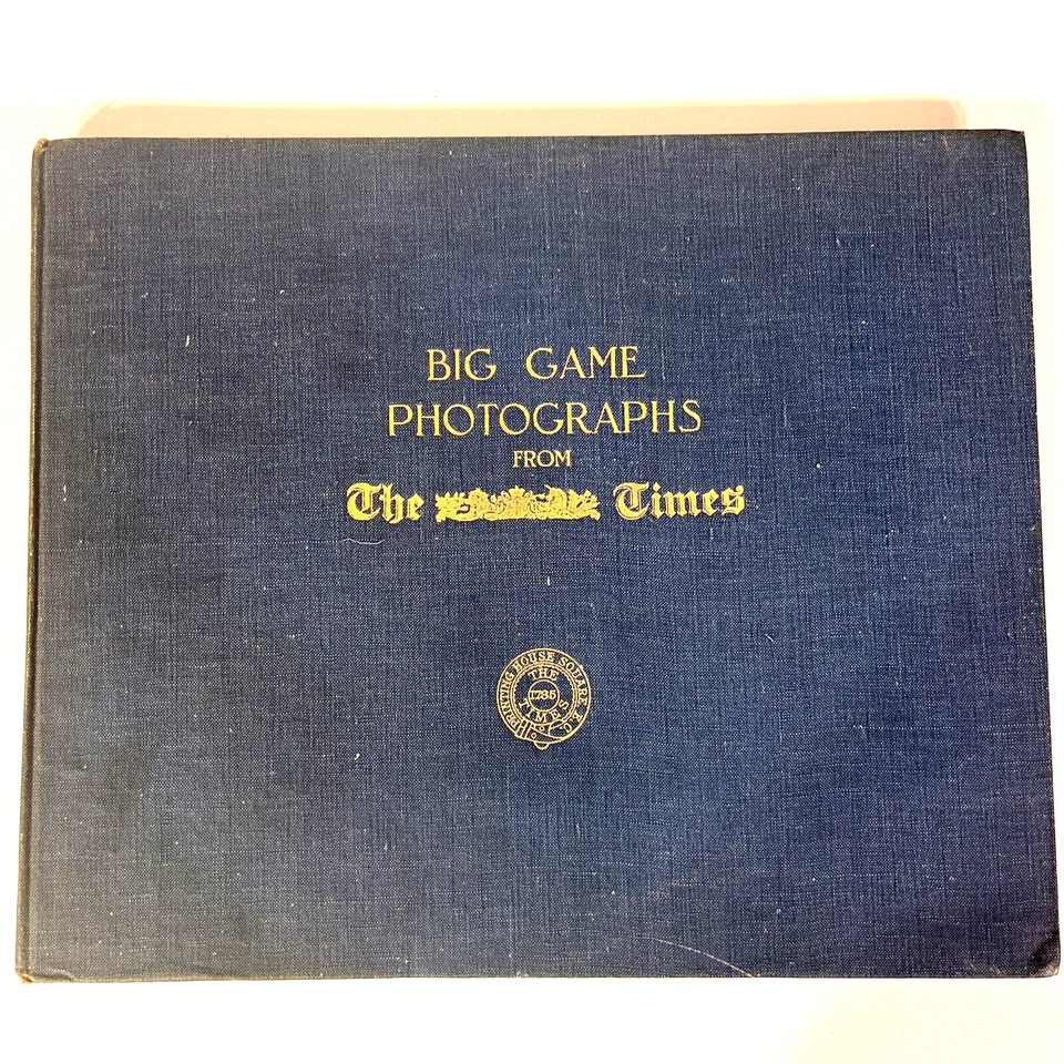 Big Game Photographs from the Times by Marcuswell Maxwell 1920's Antique - Image 1 of 4