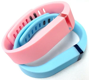 2 Small Combo Light Candy PINK, Light BLUE for FitBit FLEX Wristband/Bracelet - Picture 1 of 1