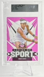 Naomi Osaka🔥1/1🔥2021 Leaf Valiant Ladies of Sport Clear Pink Proof - Picture 1 of 2