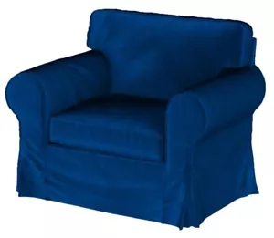 Samt Haustierfreundliche Sofabezüge Maßgefertigt Kompatibel für Ikea Ektorp Sessel... - Bild 1 von 6