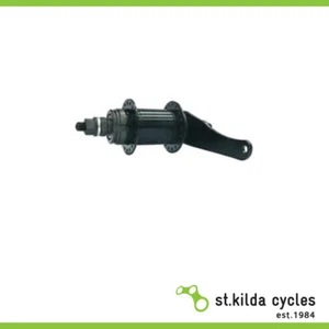 BPW Bike/Cycling Hub Coaster Nutted 36H Includes Brake Arm Clip-18T Cog - Black - Picture 1 of 1