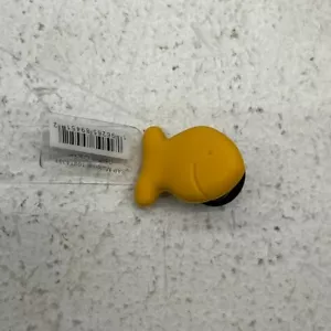 Jibbitz Gelbgold Fisch Crackers Schuh Anhänger NEU - Bild 1 von 4