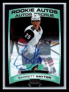 20190-20 O-PEE CHEE PLATINUM ROOKIE AUTOS R-BH BARRETT HAYTON - Picture 1 of 2