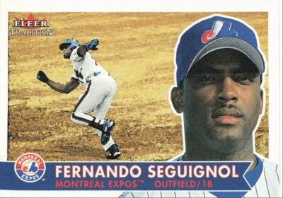 2001 Fleer Tradition Baseball Fernando Seguignol Montreal Expos #286 - Image 1 of 2