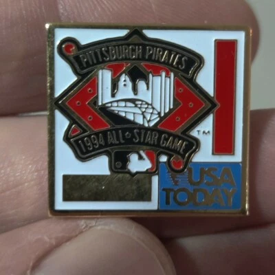 Pittsburgh Pirates 1994 All Star Game Enamel Pin Lapel Hat Button MLB baseball - Image 1 of 3