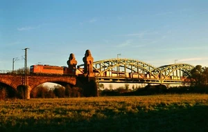 Bahn Dia * 10x Lz KOSTHEIMER BRÜCKE 2001 * DB Cargo Deutsche Bahn * Rhein-Main - Bild 1 von 1