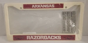 Rico NCAA Arkansas Razorbacks License Plate Frame - Picture 1 of 2