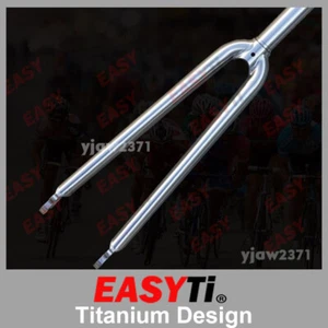 Horquilla de bicicleta de titanio EasyTi para bicicleta de carretera 700C/horquilla de bicicleta MTB - Imagen 1 de 9