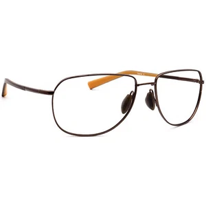 Maui Jim Sunglasses Frame Only MJ-322-23 Coconuts Brown Aviator Japan 58 mm - Picture 1 of 6