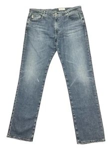 AG Adriano Goldschmied Everett Slim Straight Jeans Blau Neu Herren Größe 38X33 - Bild 1 von 16