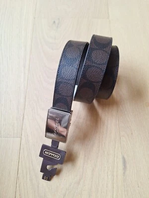 New Coach F66111 Marine Belt With Coach Engraved Buckle - Image 1 of 4