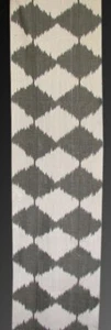 11 Yard HAND MADE UZBEK Natural SILK IKAT ADRAS FABRIC #5713 - Picture 1 of 3
