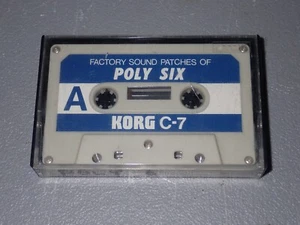 Korg Factory Sound Patches von Poly Six, Korg C7, Cassette Tape - Bild 1 von 2