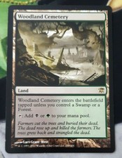 Woodland Cemetery MTG Innistrad Rare Land Slightly Played - DMG x1 OC4