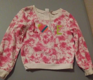 The Children's Place Girls' Long Sleeves Sweatshirt -Tie Dye  Size 5/6 - Picture 1 of 4