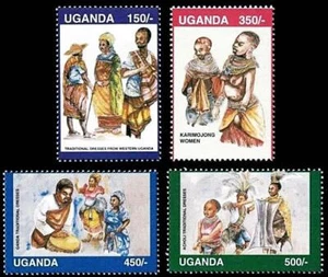 UGANDA 1996 ETNOGRAFÍA/DISFRACES MNH 🅵🆁🅴🅴 🆂🅷🅸🅿🅿🅸🅽🅶 - Imagen 1 de 1