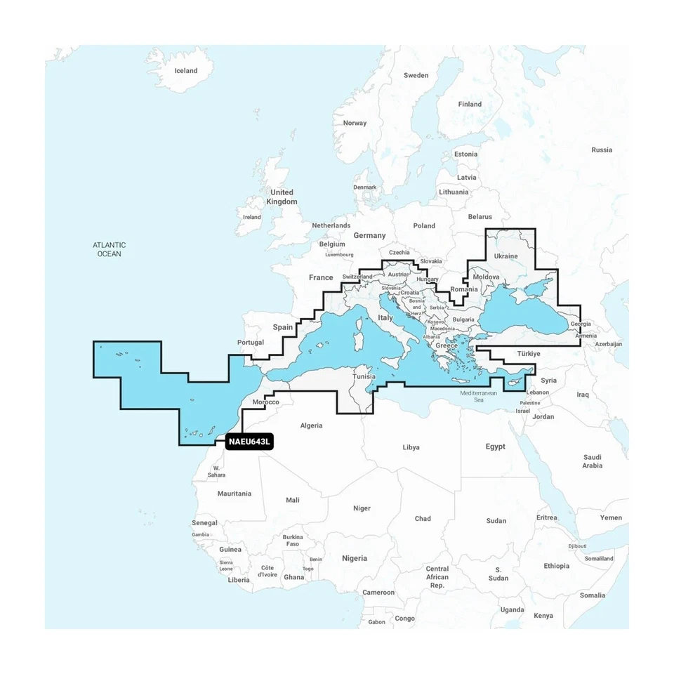 Navionics+ Large Mittelmeer & Schwarzes Meer Micro SD-Karte - Bild 1 von 1