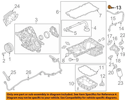 Piezas de motor Ford OEM 11-16 F-250 Super Duty BC3Z6750C Foto 1 de 2