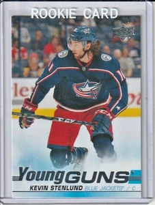Kevin Stenlund-Blue Jackets-2019-20 Upper Deck Young Guns Rookie Card #211 - Picture 1 of 2