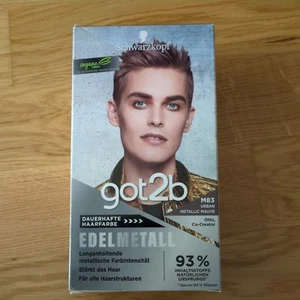 Schwarzkopf got2b Edelmetall Dauerhafte Haarfarbe M83 Urban Metallic Mauve NEU - Bild 1 von 6