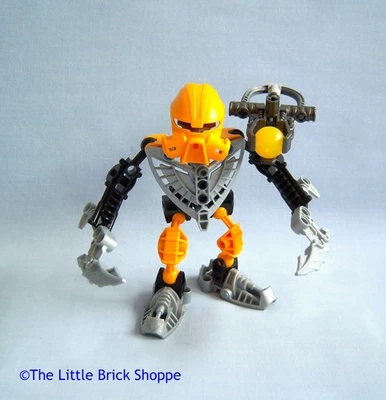 Rare LEGO Bionicle 8930 Matoran DEKAR - Complete figure only with ONE sphere - Image 1 of 2