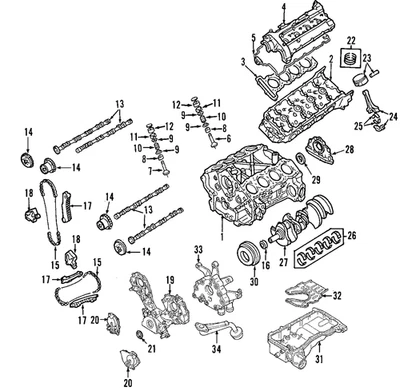 Genuine Nissan Timing Chain 13028-ZJ00A - Image 1 of 2