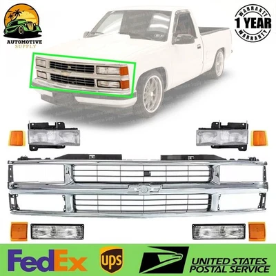 Nuevas luces laterales delanteras cromadas para Chevy C1500 SUBURBAN 1994-1999 Foto 1 de 4